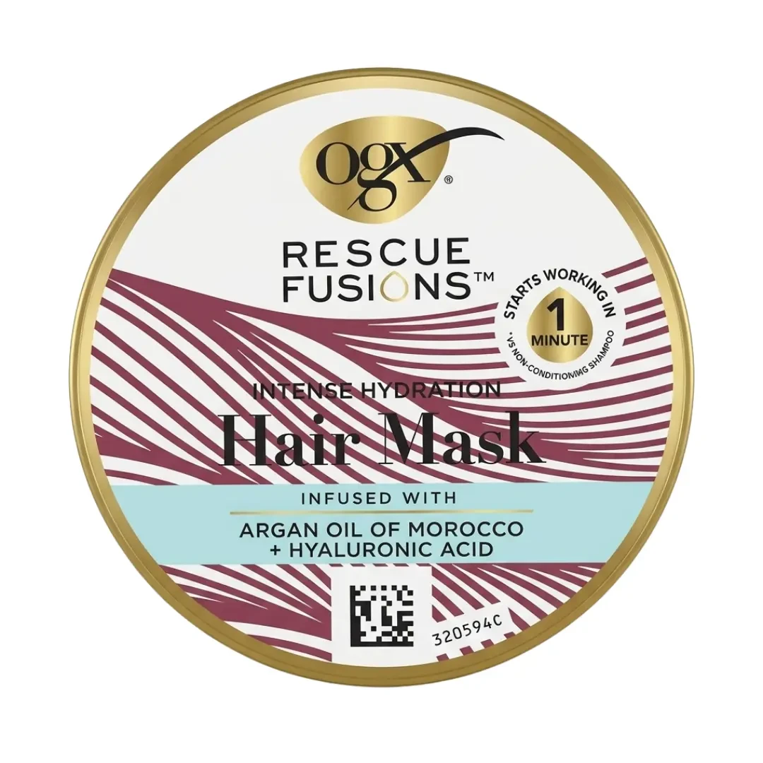 OGX Rescue Fusions Intense Hydration Argan Oil of Morocco + Hyaluronic Acid Hair Mask 285ml