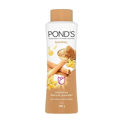 Pond's Sandal Radiance Talcum Powder Natural Sunscreen 100g