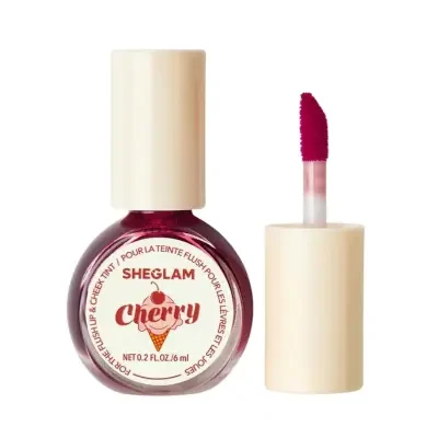 SHEGLAM For the Flush Lip & Cheek Tint-Cherry Picked 6ml