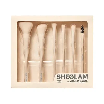 SHEGLAM Pro Core Brush Kit 6Pcs