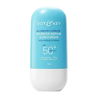 DOT & KEY Blueberry Hydrate Barrier Repair Sunscreen Spf 50+, Pa++++ 50g (New Version)