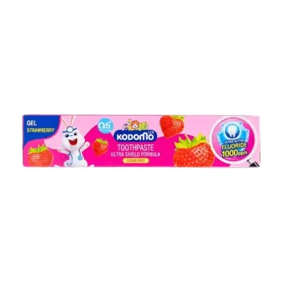 Kodomo Ultra Shield Formula Strawberry Gel Sugar Free Toothpaste for kids 40g