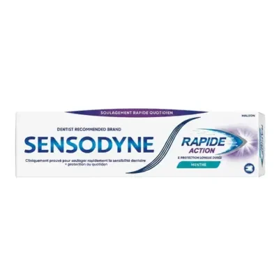 Sensodyne Rapid Action Mint Toothpaste 75ml