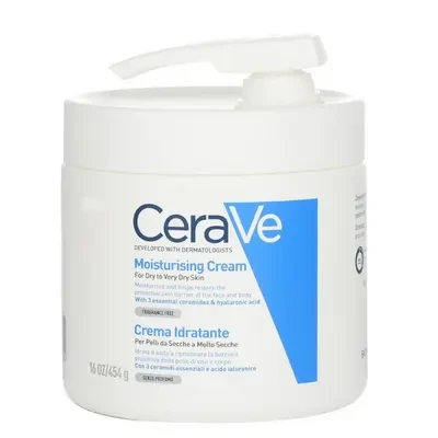 CeraVe Moisturising Cream For Dry To Very Dry Skin Pump 454g