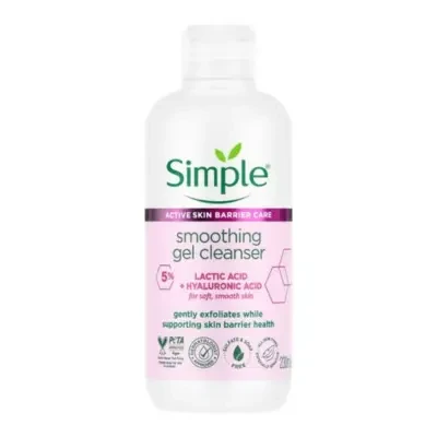 Simple Smoothing Gel Cleanser with 5% AHA and Hyaluronic Acid 230ml