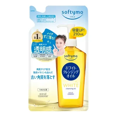 Kose Cosmeport Softymo White Cleansing Oil 210ml (refill pack)
