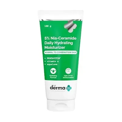 The Derma Co 5% Nia-Ceramide Daily Hydrating Moisturizer for Normal To Combination Skin 100g