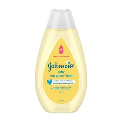 Johnson's Top-To-Toe Hair & Body Baby Bath 200ml