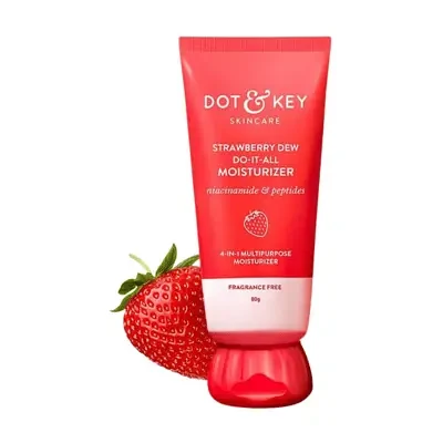 Dot & Key Strawberry Dew Do It All Moisturizer With Niacinamide & Peptides Brightening Moisturizer 80g
