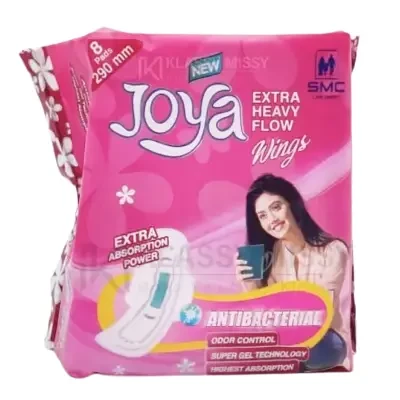 Joya Sanitary Napkin Extra Heavy Flow Wings 8 Pads Pack