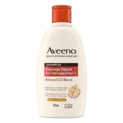 Aveeno Damage Repair+ Almond Oil Blend Shampoo 300ml