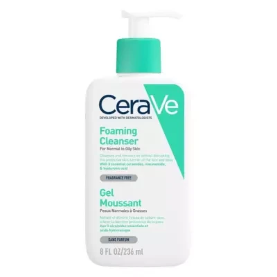 CeraVe Foaming Cleanser For Normal to Oily Skin 236ml