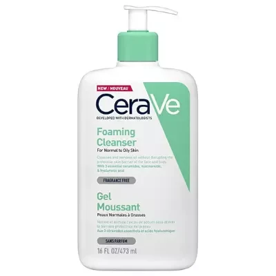 CeraVe Foaming Cleanser For Normal to Oily Skin 473ml