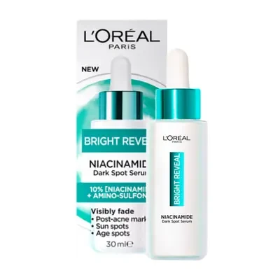 L'Oréal Paris Bright Reveal Niacinamide Dark Spot Serum 10% Niacinamide + Amino-Sulfonic Acid 30ml