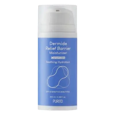 Purito Dermide Relief Barrier Moisturizer For Dry & Sensitive Skin Types 100ml