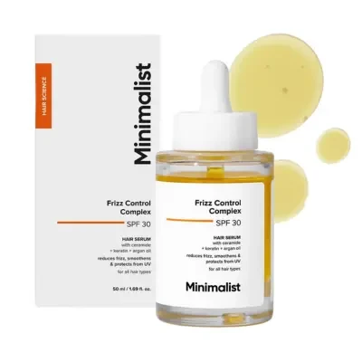 Minimalist Frizz Control Complex SPF 30 Hair Serum 50ml
