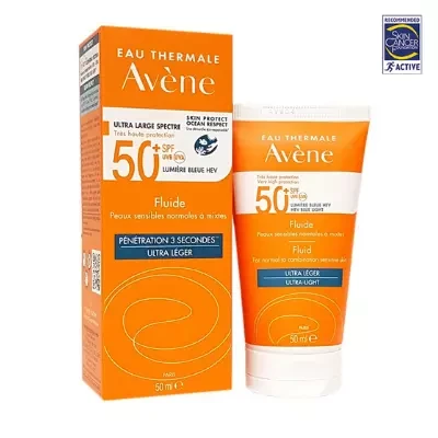 Avène Very High Protection Fluid Fragrance-free SPF50+ Sunscreen for Sensitive Skin 50ml