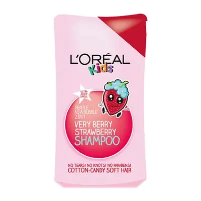 L'Oreal Kids Gentle As A Bubble 2-in-1 Very Berry Strawberry Shampoo 250ml