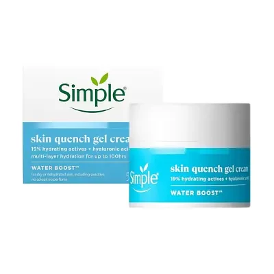 Simple Water Boost Skin Quench Gel Cream with Hyaluronic Acid 50ml