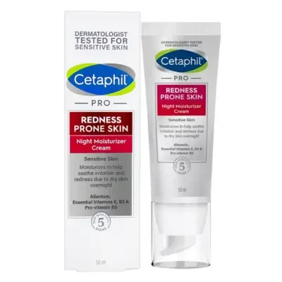 Cetaphil PRO Redness Prone Skin Moisturising Night Cream 50ml