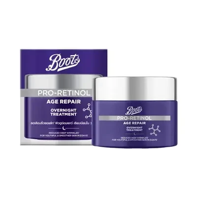 Boots Pro Retinol Age Repair Overnight Treatment 50ml
