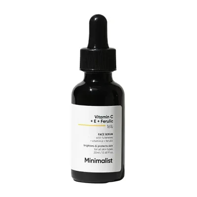 Minimalist Vitamin C + E + Ferulic 16% Face Serum 20ml