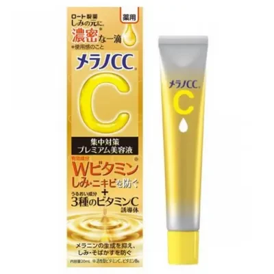Rohto Melano CC Vitamin C Premium Essence For Brightening and Spot Treatment 20ml