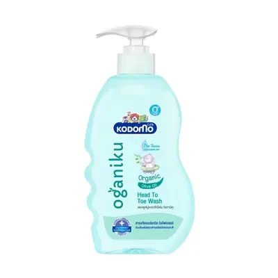 Kodomo Oganiku Olive Oil Head to Toe Wash 400ml