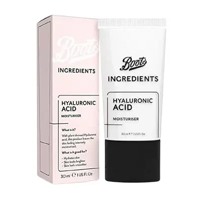 Boots Ingredients Hyaluronic Acid Moisturiser 30ml