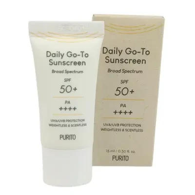 Purito Daily Go-To Mini Sunscreen SPF50+/PA++++ 15ml