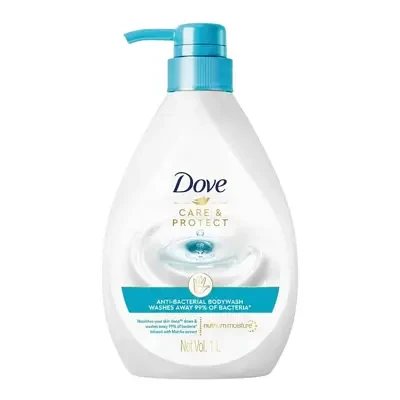Dove Care & Protect Anti Bacterial Body Wash 1L