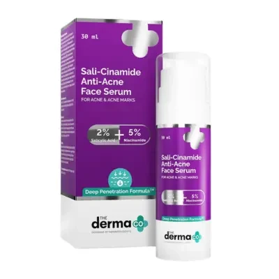 The Derma Co Sali-Cinamide Anti-Acne Serum with 2% Salicylic Acid & 5% Niacinamide  30ml