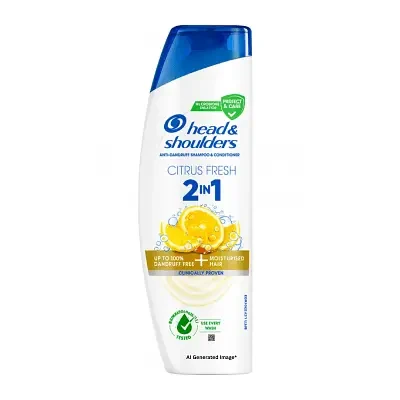 Head & Shoulders Citrus Fresh 2in1 Anti Dandruff Shampoo & Conditioner 330ml