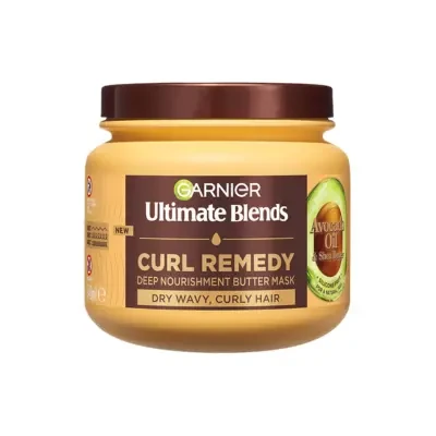 Garnier Ultimate Blends Avocado Oil & Shea Butter Curl Remedy Mask 340ml