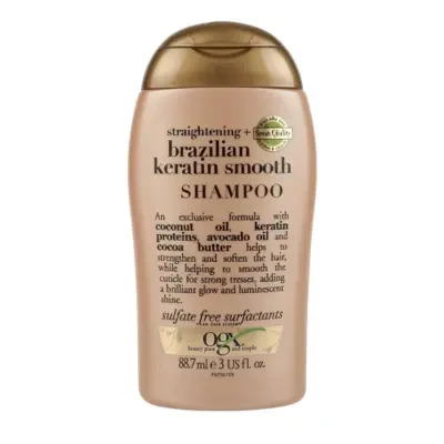 OGX Ever Straightening + Brazilian Keratin Smooth Shampoo 88.7ml