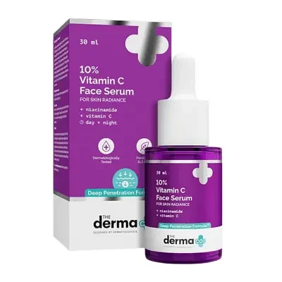 The Derma co 10% Vitamin C Face Serum for Skin Radiance 30ml