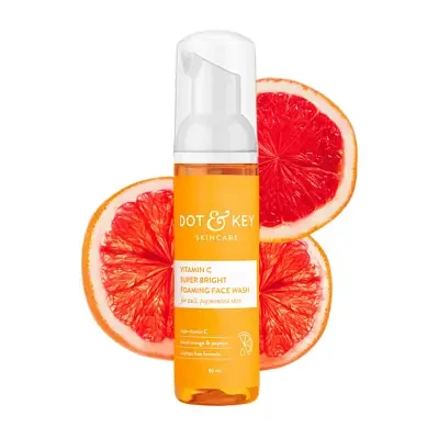 Dot & Key Vitamin C Super Bright Foaming Face Wash 80ml