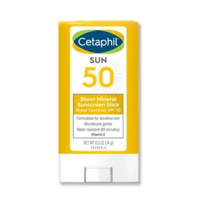 Cetaphil Sheer Mineral Sunscreen Stick Broad Spectrum SPF 50  14g