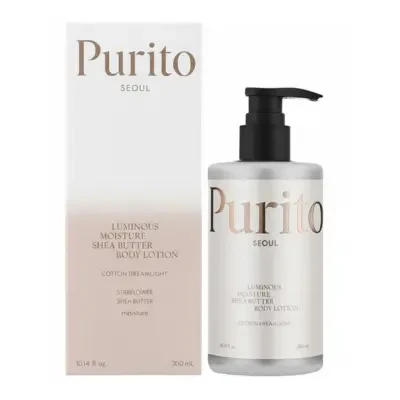 PURITO Luminous Moisture Shea Butter Body Lotion 300ml - Cotton Dreamlight
