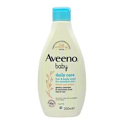 Aveeno Baby Daily Care Hair & Body Wash For Sensitive Skin 250ml