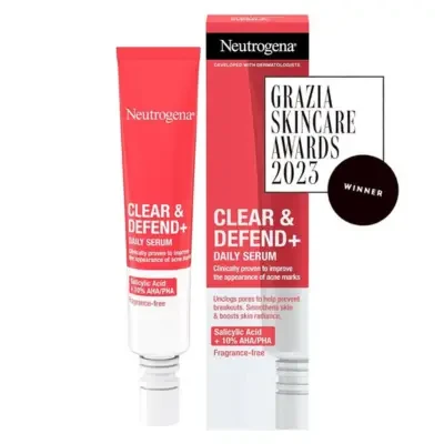 NEUTROGENA® Clear & Defend+ Daily Serum with Salicylic Acid + 10% AHA /PHA 30ml