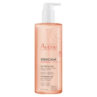 Avène XeraCalm Nutrition Cleansing gel For Face & Body 500ml
