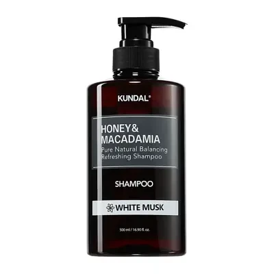 KUNDAL Honey & Macadamia Pure Natural Balancing Refreshing Shampoo White Musk 500ml