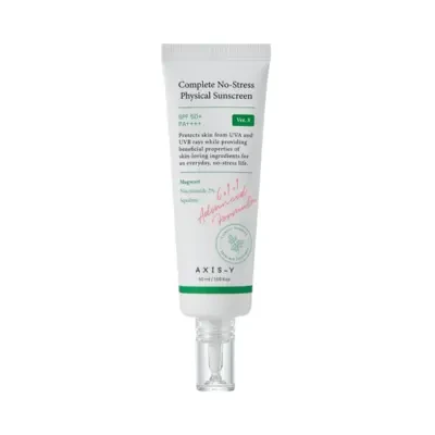 AXIS-Y Complete No Stress Physical Sunscreen SPF 50+ PA++++ 50ml