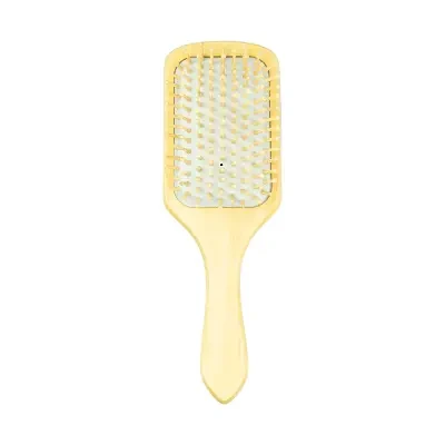 Wood Anti Hair Loss Hair Brush With Ball Tipped Bristles Square Shape (Big Size white)