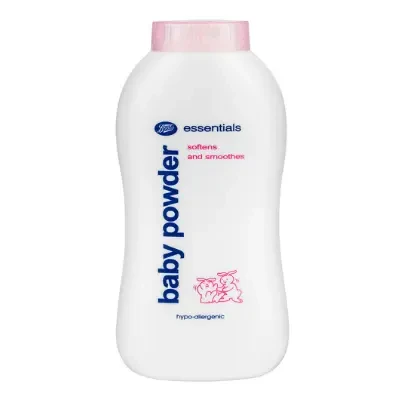 Boots Essentials Baby Powder Softens and Smoothes 200g