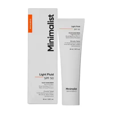 Minimalist Light Fluid SPF 50 PA++++ Sunscreen 30ml