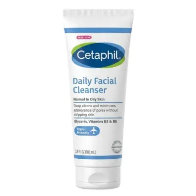 Cetaphil Daily Facial Cleanser For Normal To Oily Skin 100ml