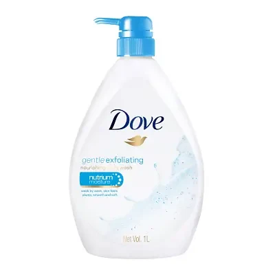 Dove Gentle Exfoliating Nourishing body wash 1L