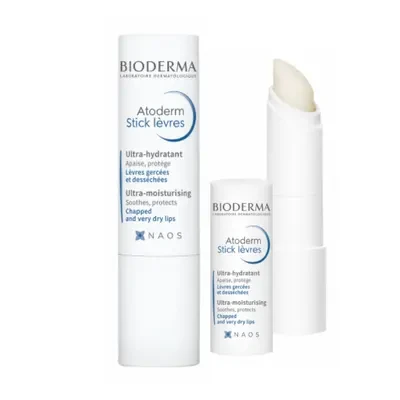 Bioderma Atoderm Stick lèvres, Moisturising and Soothing Lip Stick 4g